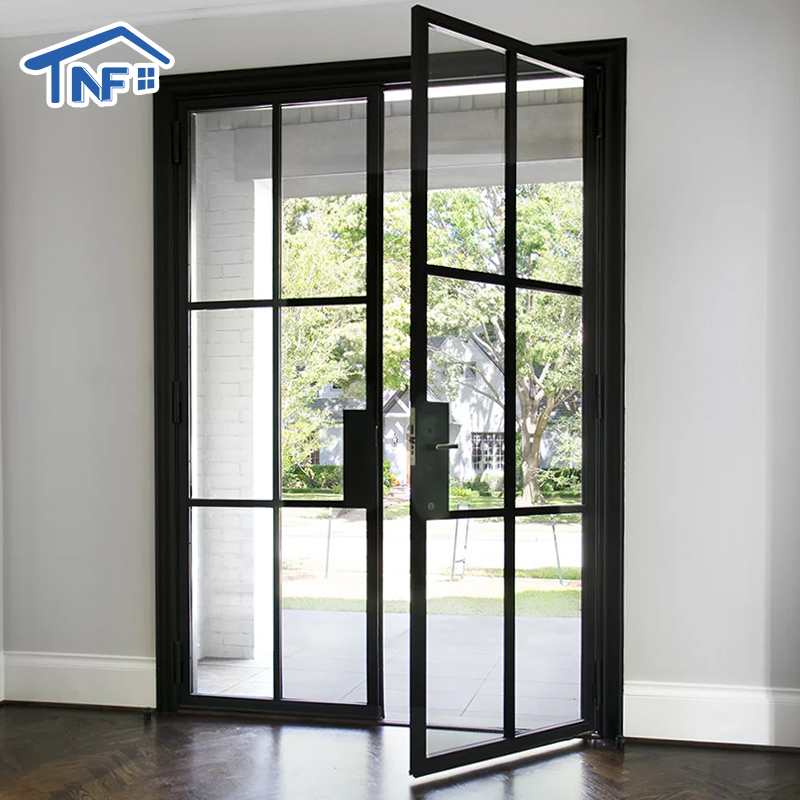 USA Modern Design NRRC Aluminum Kitchen Swing French Door Finished Alloy Surface for Villa Application Best Price