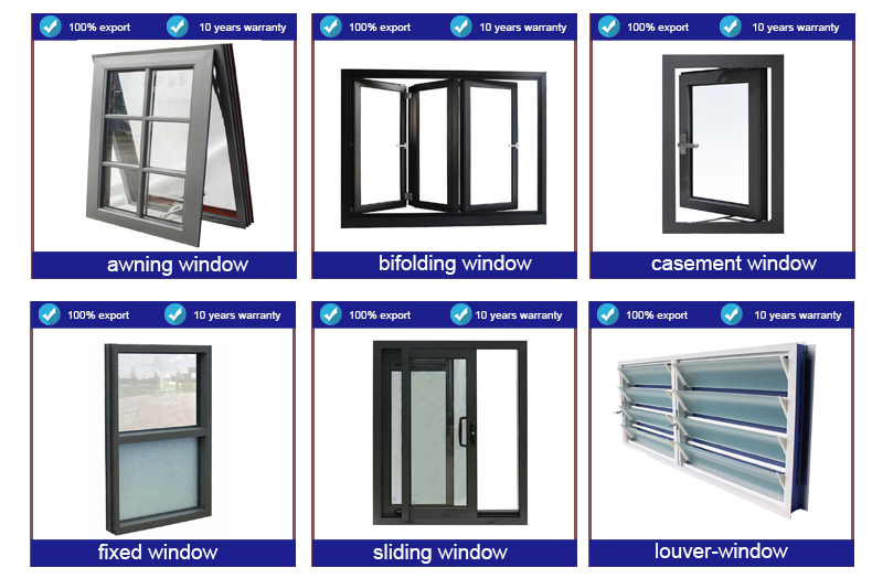 Aluminum Window Factory Modern Europe Crank Awning Windows Australian with Timber Reveal NOA Custom Open Mode