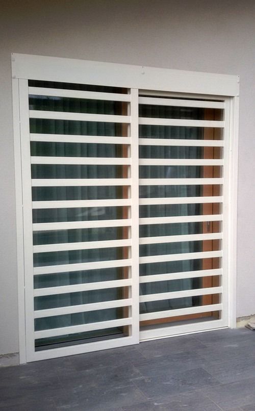CBMmart Customization Burglar Bars Windows Retractable Commercial Security Aluminum Doors for Supermarket Anti-Theft Industrial