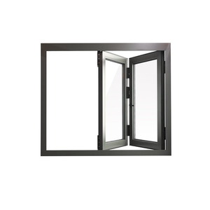 Aluminum Folding windows Tempered Glass Window for Apartment and Hotel Aluminium windows Frame