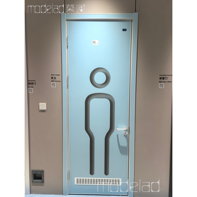 Aluminum Alloy Edge School Specific Solid Wood Composite Door for