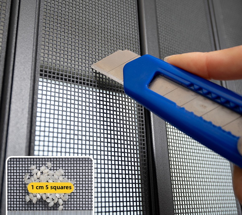 Diamond Mesh Folding Diamond Mesh Sliding Mosquito-proof Aluminum Alloy Entrance Door, Anti-theft Main Door, Screen Window Door