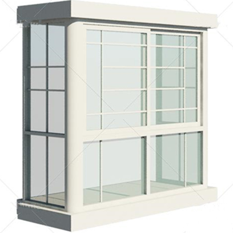 High Quality Hurricane-Proof Double Glazing Windows Aluminum Tempered Glass Sliding Impact Composite for Interior for