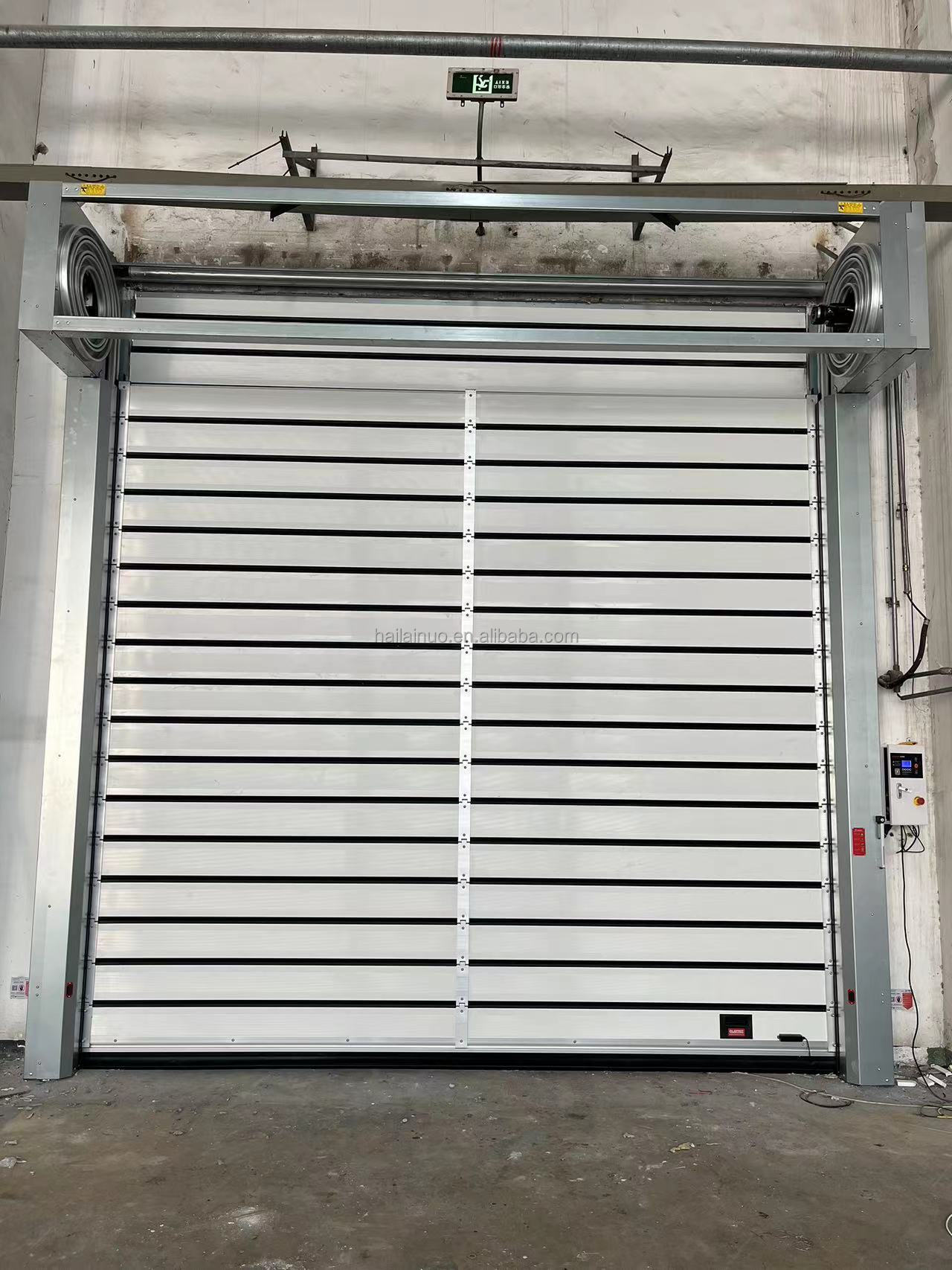 Hardened Aluminum Section Rapid Roll up Door, Durable and Low Maintenance Solution for Various Severe Industrial Applications