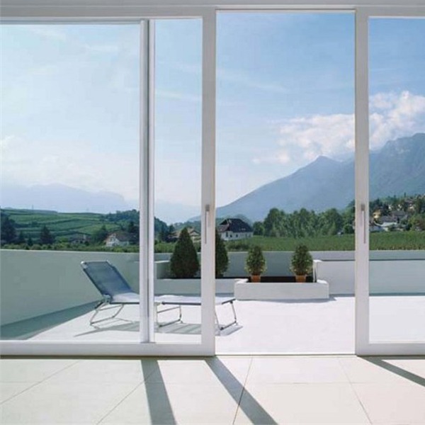 Modern Style UnbreakableFrameless Aluminium Dust Proof Double Sliding Glass Door for Outdoor &amp; Exterior Use