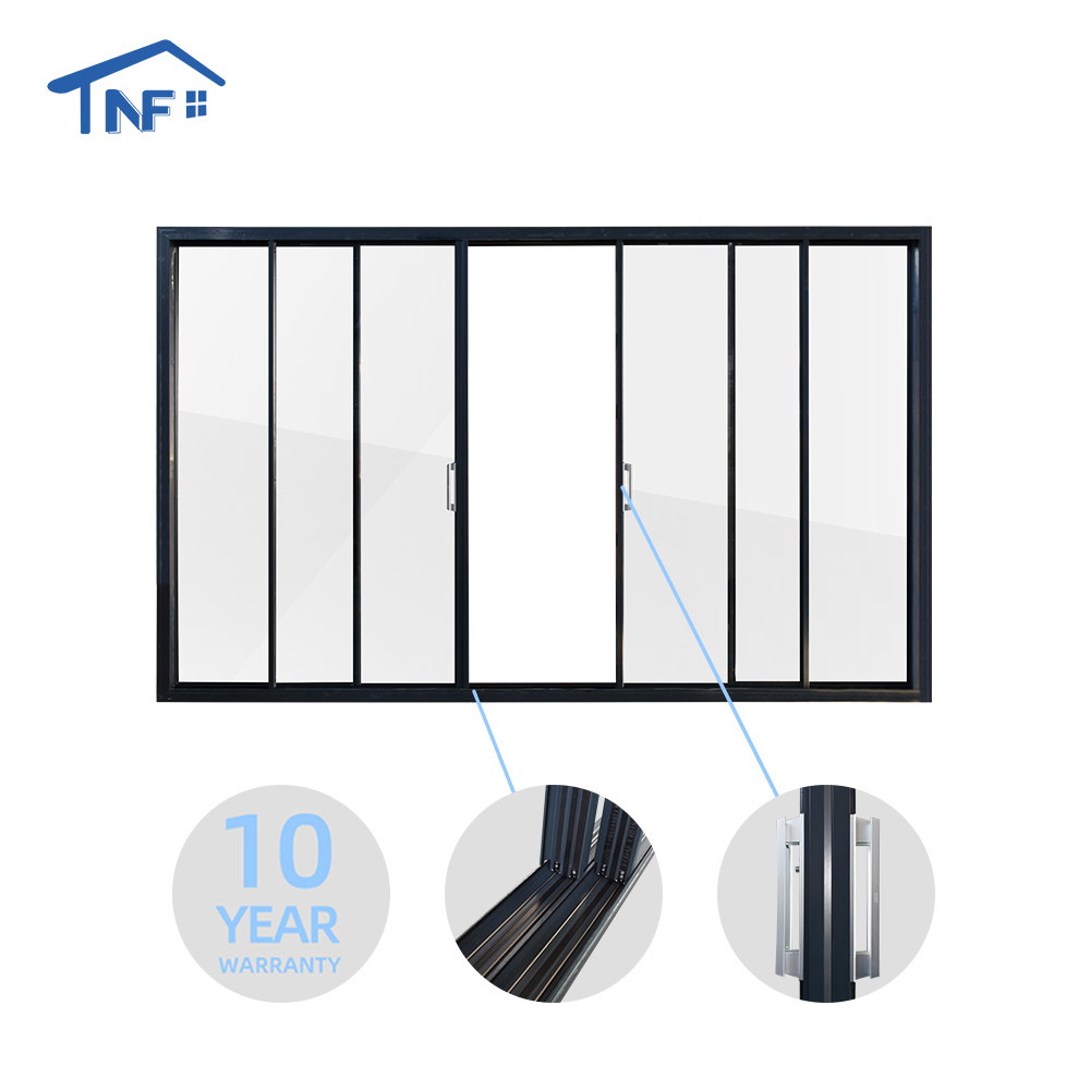 Aluminium Alloy Sliding Door Modern Design By Foshan NF