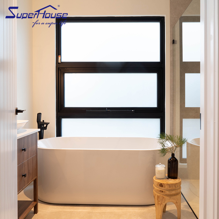 Aluminum Window Factory/Modern Europe Crank Awning Windows/Australian/with Timber Reveal/NOA Custom Open Mode