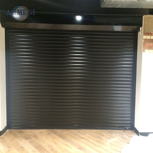 AUMEGI Soundproof Design Wholesale Garage Doors Insulated Slats UV-Resistant Paint Crystal Rolling Door
