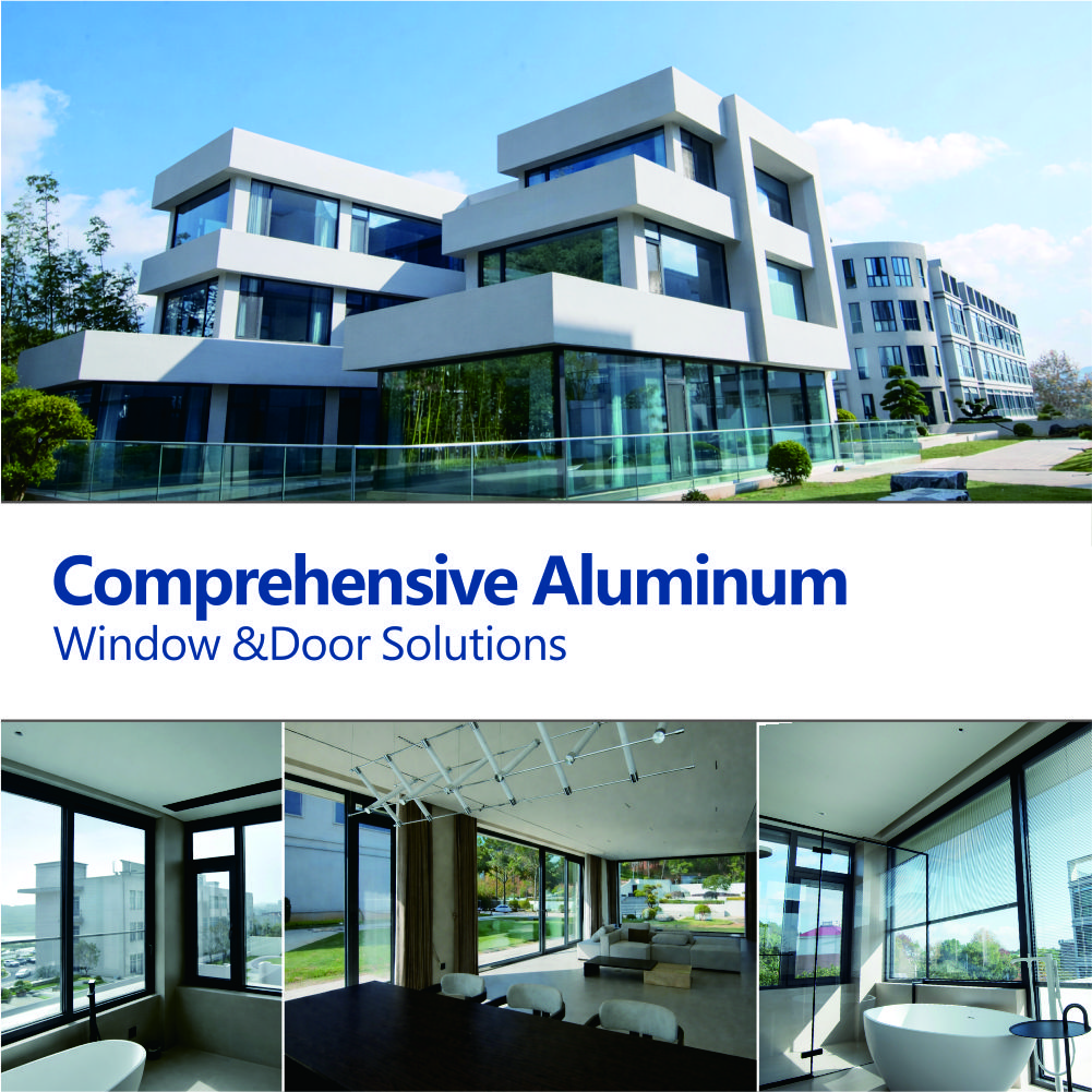 RG65 Customized Double Glazed Thermal Break Aluminum Casement Window Energy Efficient Factory Direct
