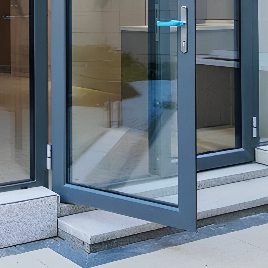 Aluminum Magnesium Alloy Thermal Break Hinged Patio Door Double Glazing Insulated Glass Balcony Entry Door Customizable