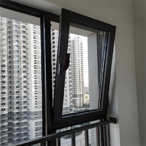 Aliinum Window Outdoor Swing Tilt and Turn windows Hurricane Impact Triple Glazing Casement windows