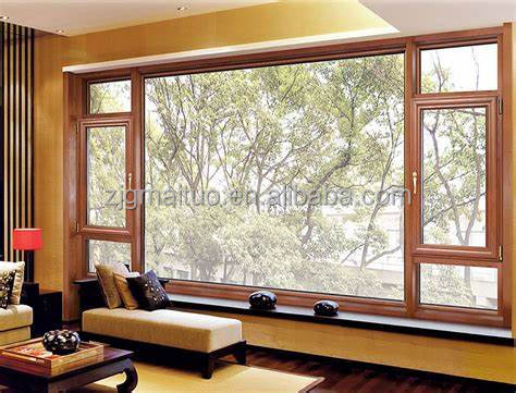 Lukliving Aluminum Clad Wood Composite Frame Aluminium Arch Shaped Windows