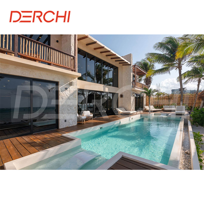 Balcony Accordion Bifold Door Design Exterior Aluminum Ally Glass Folding Patio Doors