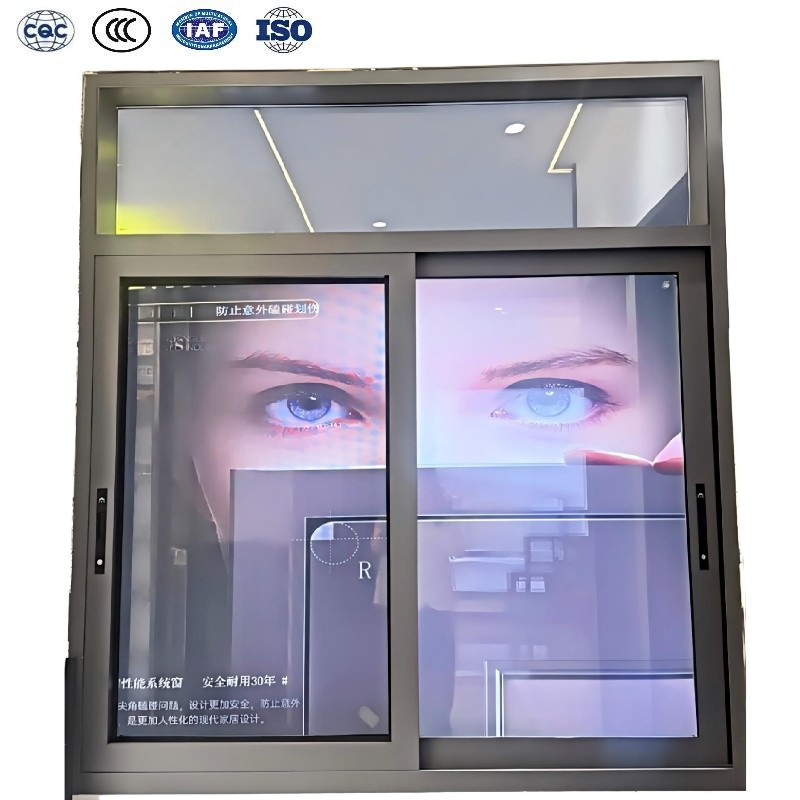 Aluminium Tempered Glass Bifolding windows Horizontal Folding Local Window Aluminium Bifold Window Balcony Window