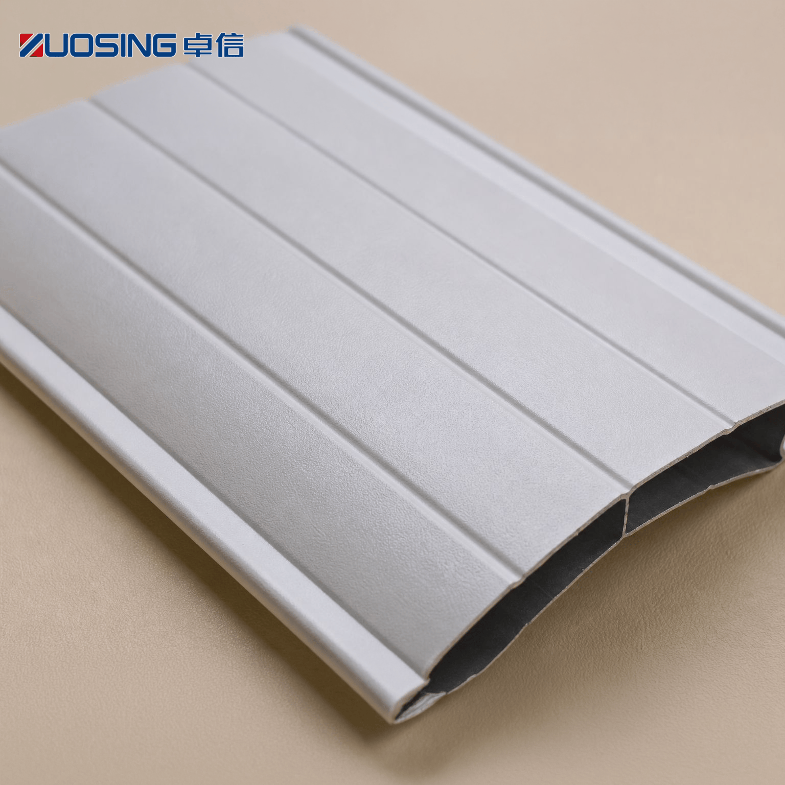 Ventilation Visible Roller Shutter Material 77mm Perforated Aluminum Slat Profile Custom Surface Treatment Rolling Shutter Door