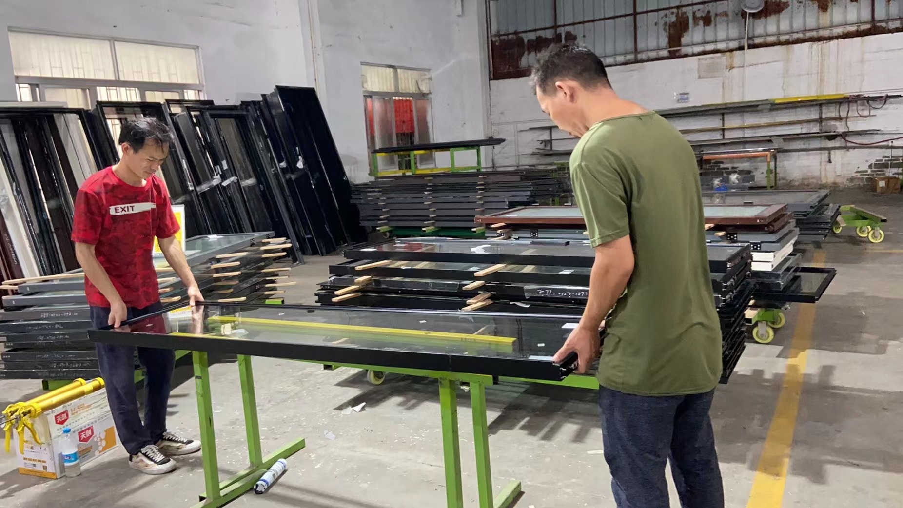 Glass assembling