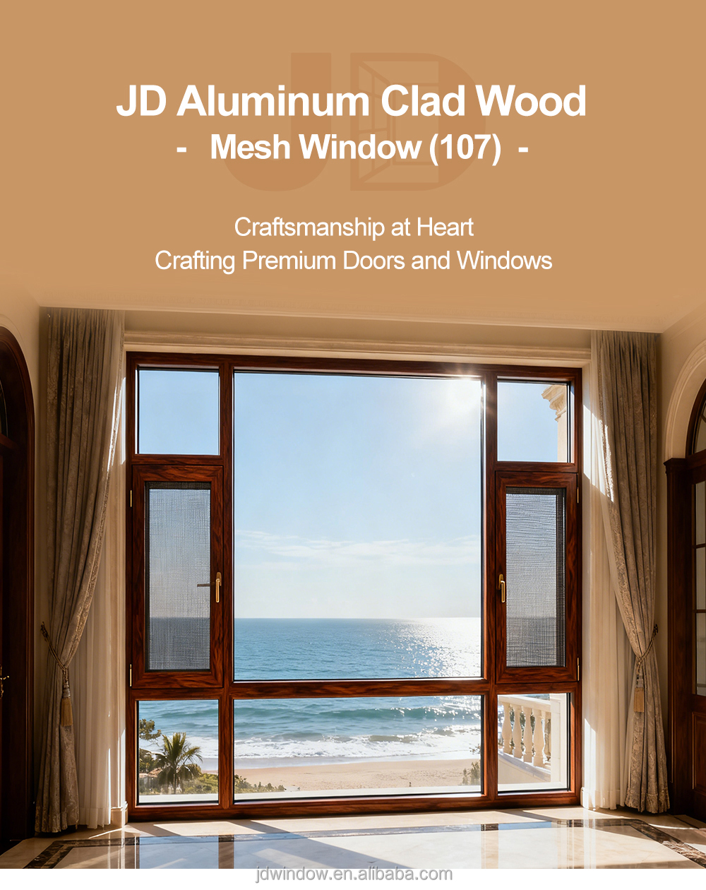 Aluminum-clad wood window display 1