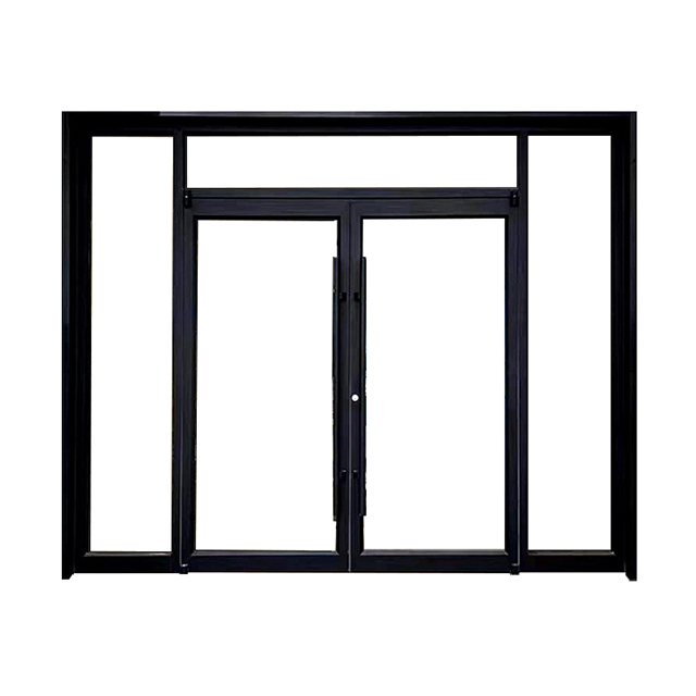3 Meter Height Aluminium Telescopic Door Aluminium Heavy-duty Tempered Glass Catalogue