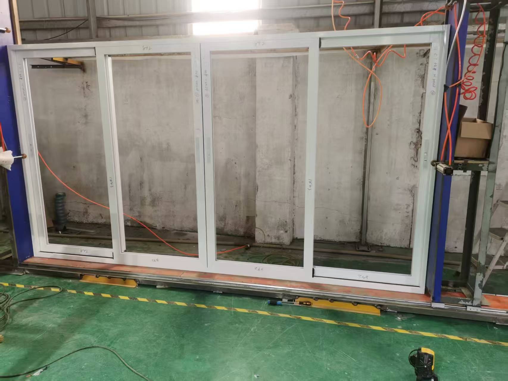 AS2047 CE NFRC Impact Double Glazed Tempered Glass Door Aluminum Balcony Sliding Glass Doors Aluminium Windows and Doors
