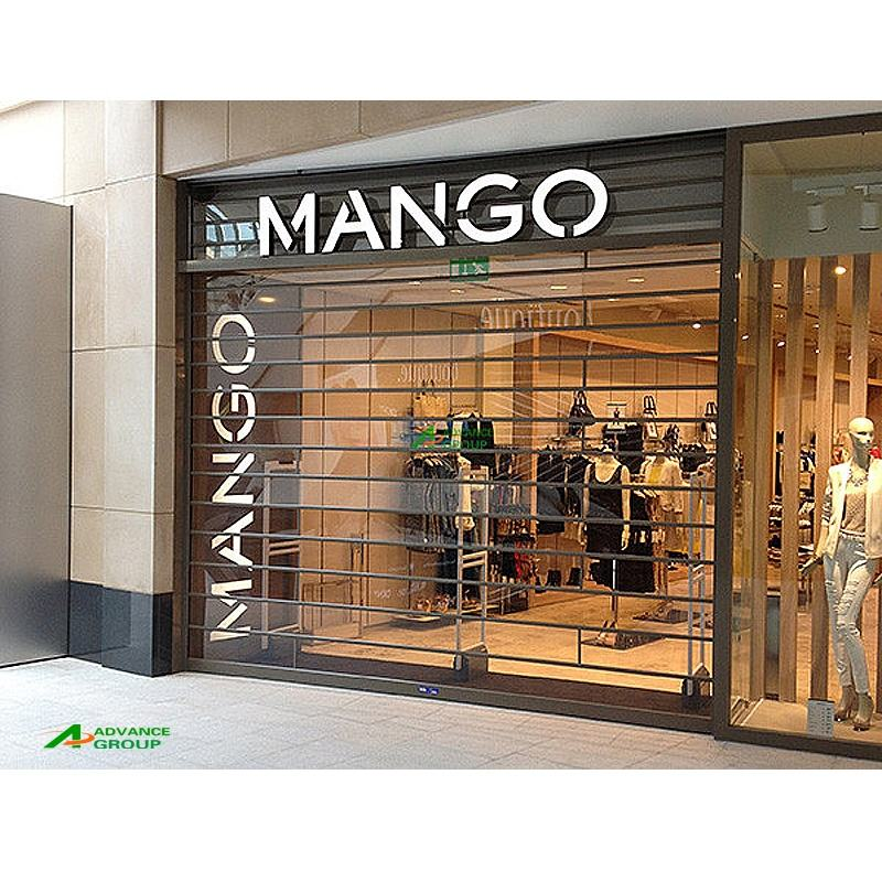 Electric Transparent PC Roller Door Anti Theft Rolling Shutter for Commercial Entrances Retail Counters and Business Premises