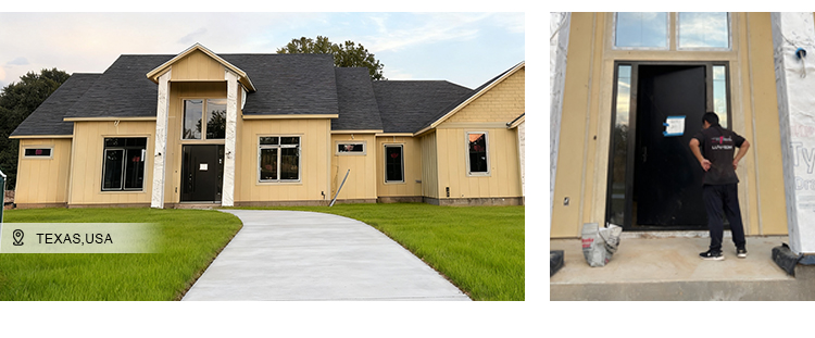 Modern Entry Door Installation