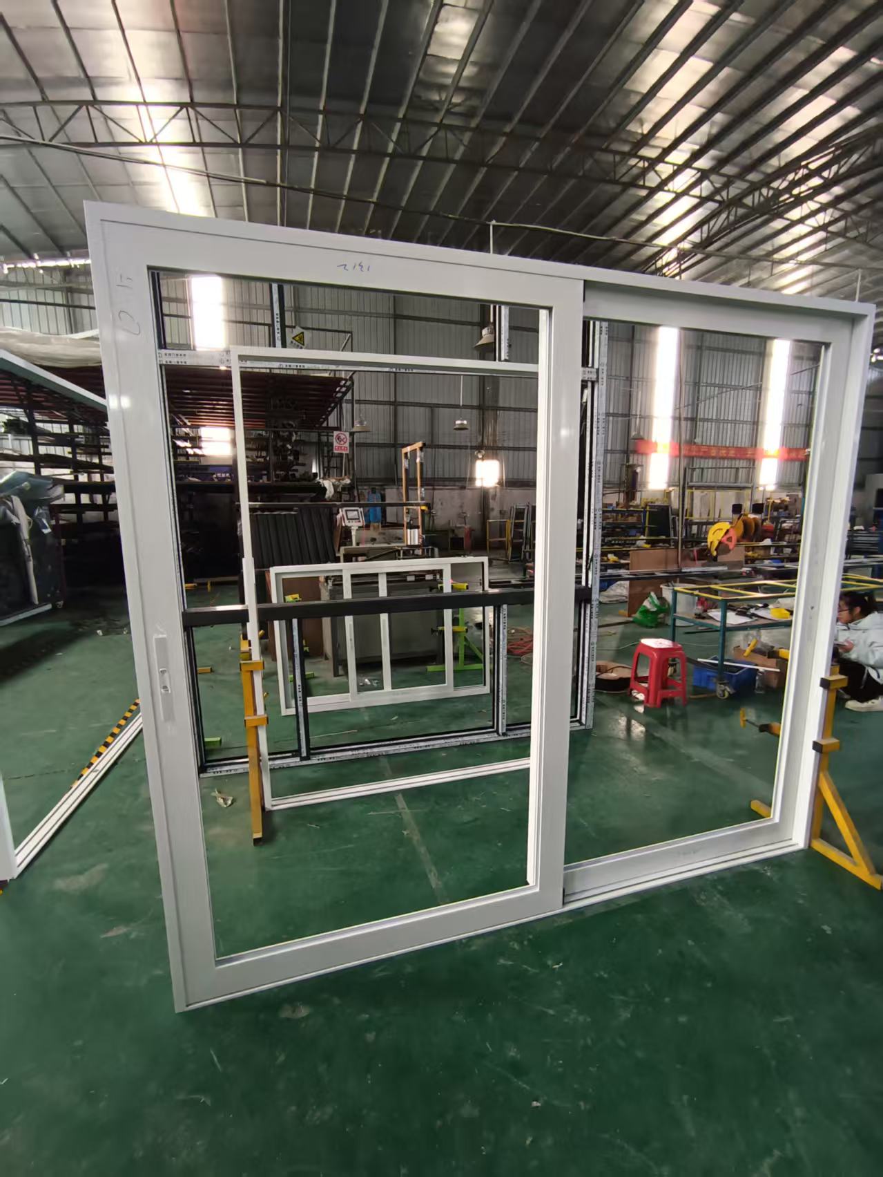 AS2047 CE NFRC Impact Double Glazed Tempered Glass Door Aluminum Balcony Sliding Glass Doors Aluminium Windows and Doors