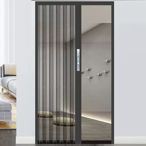 Diamond Mesh Sliding Mosquito-proof Aluminum Alloy Security Screen Door