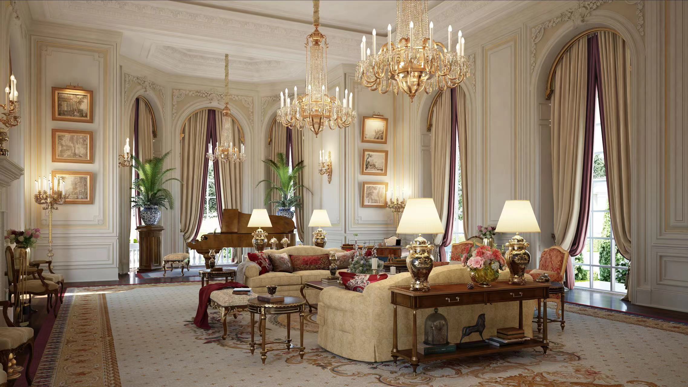 Qatari Royal Palace Interior