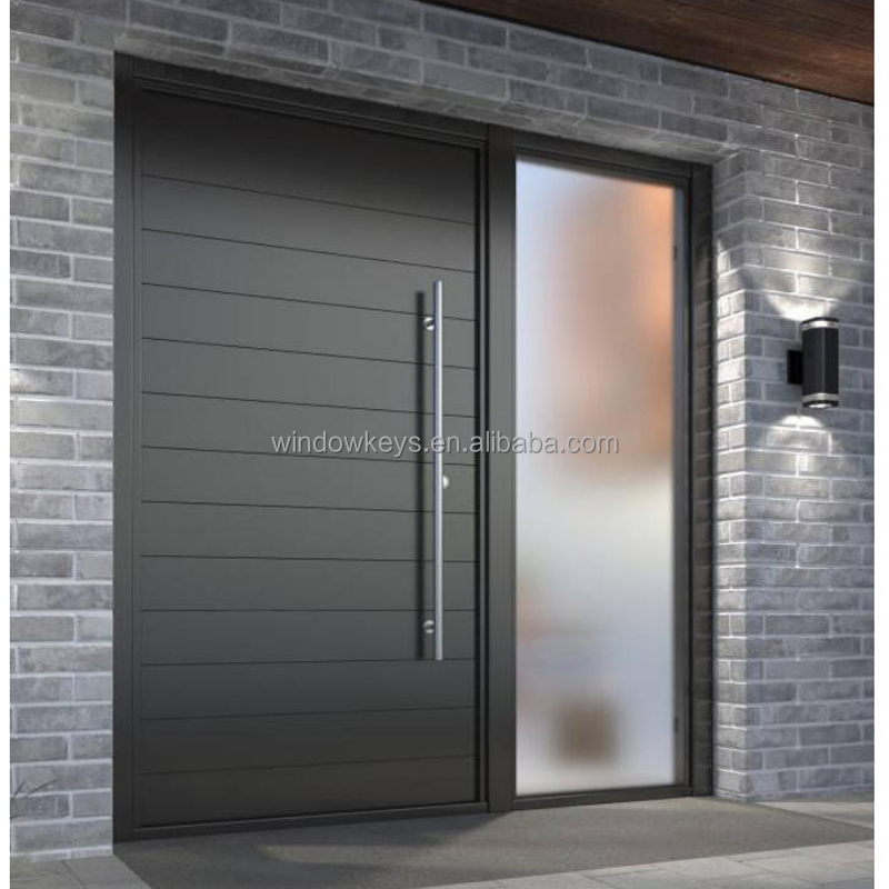 European Style Cast Aluminum Entrance Pivot Door