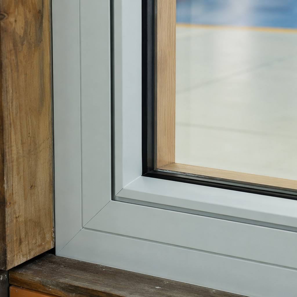 Custom 90mm Alu-Wood Composite H90 Burglar-Proof Double-Glazed Luxury Villa Residential Window Waterproof Noise Reduction Heat