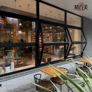 Customized Soundproof Aluminum Vertical Bifold Glass Window