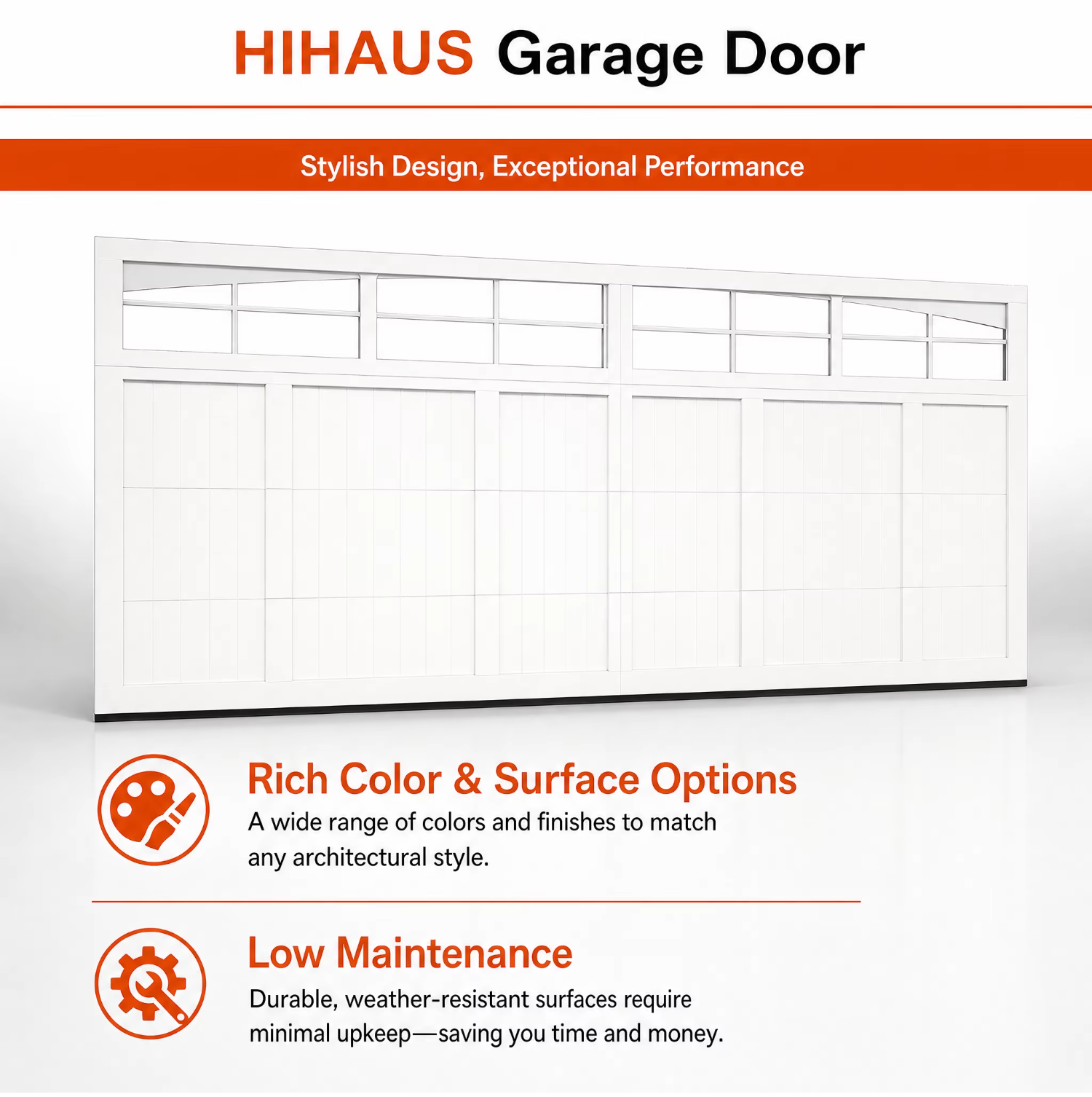 Custom Aluminum Glass Garage Door Color-coated Steel Automatic Roll up Garage Doors for Homes Beige