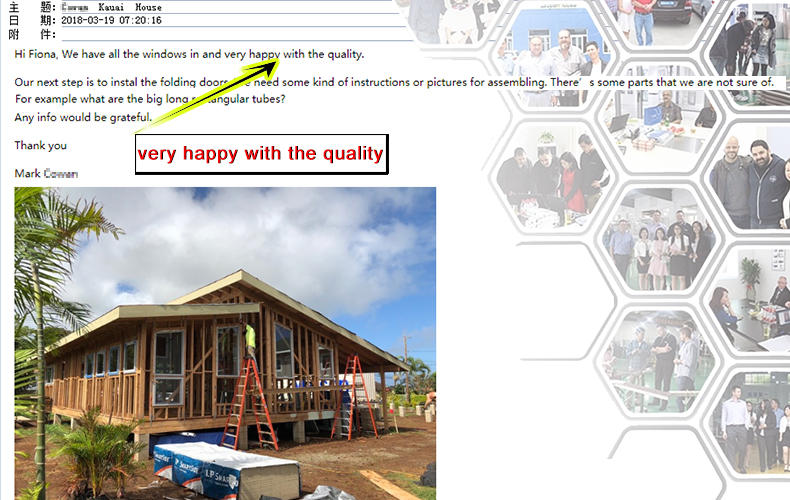 NFRC AS2047 Standard windows Customized China Aluminium Profiles Wood Composite windows
