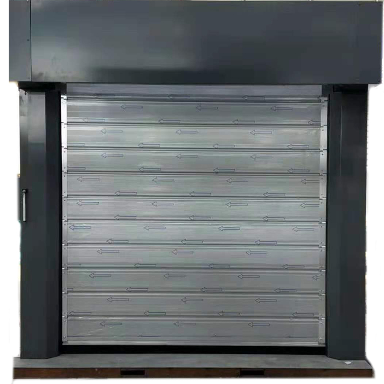 High Quality Remote Control Electric Automatic Aluminum Fast Hard Turbo Doors for Warehouse