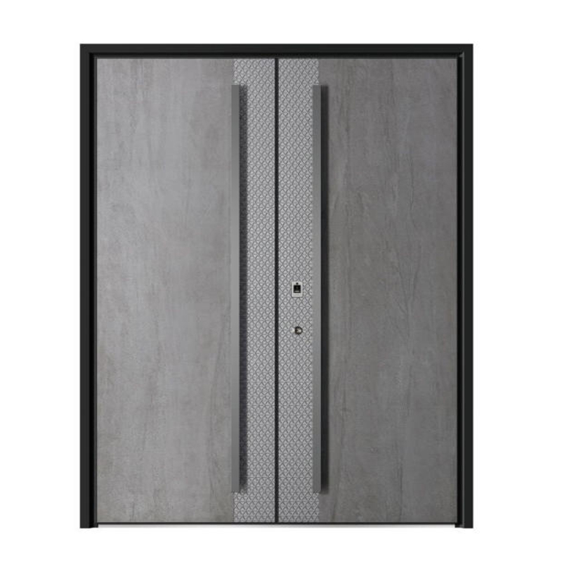 Luxury Design Hot Sale Premium Security Front Door Main Stainless Steel Security Doors Aluminum Home Double Doors