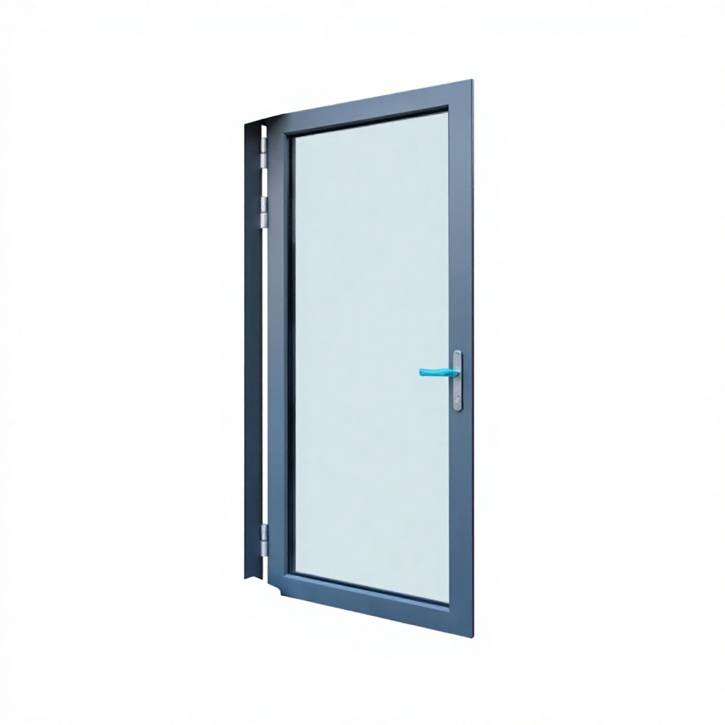 Aluminum Magnesium Alloy Thermal Break Hinged Patio Door Double Glazing Insulated Glass Balcony Entry Door Customizable