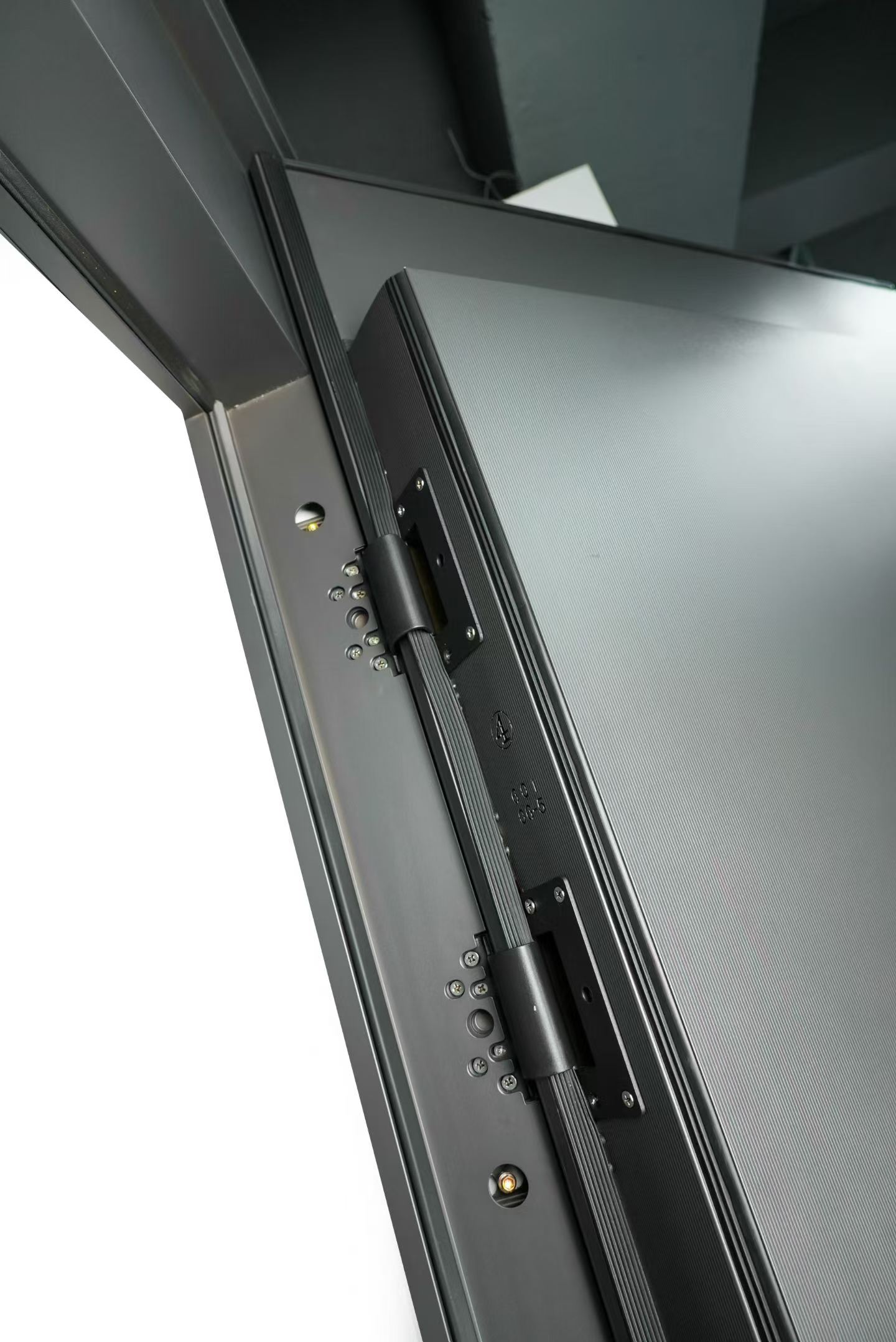 Custom Modern Pivot Style Entry Door with Smart Lock for Residential Use