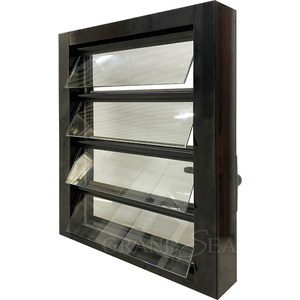 Philippines Design Aluminium Glass Louver windows / Jalousie Window