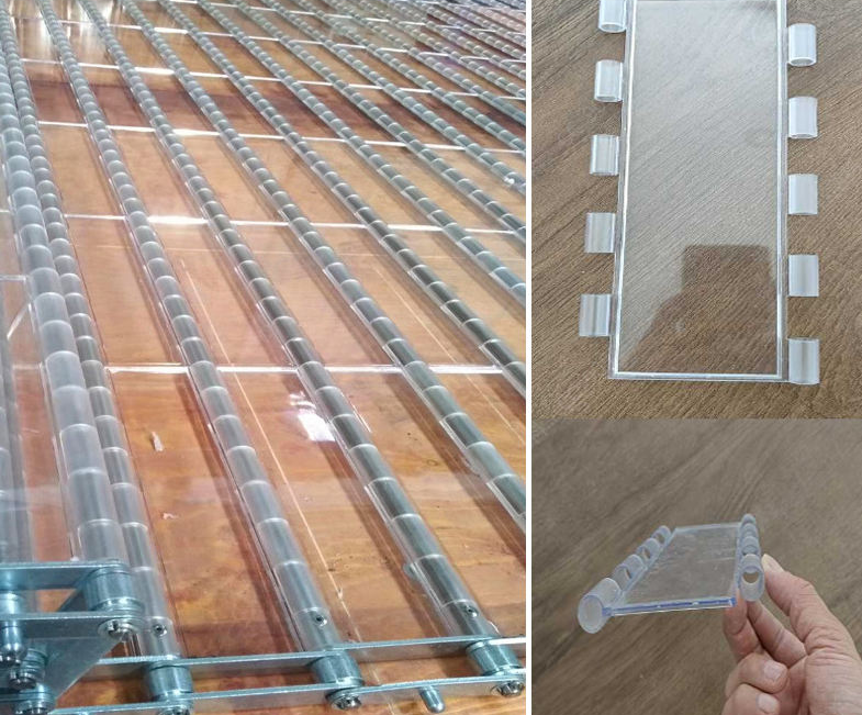 Electric Remote-controlled Anti-theft PC Transparent Stainless Steel Roll-up Door Custom-made Mall Counters Clothing Stores