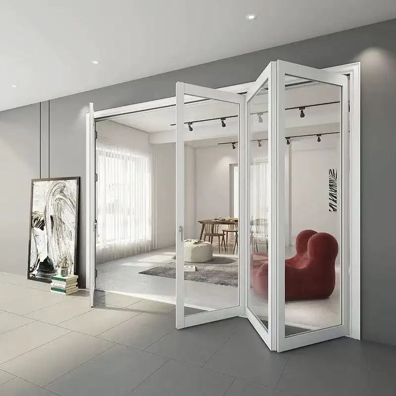 Design Contemporary Bifold Doors Concertina Glass Doors Collapsible Glass Partition