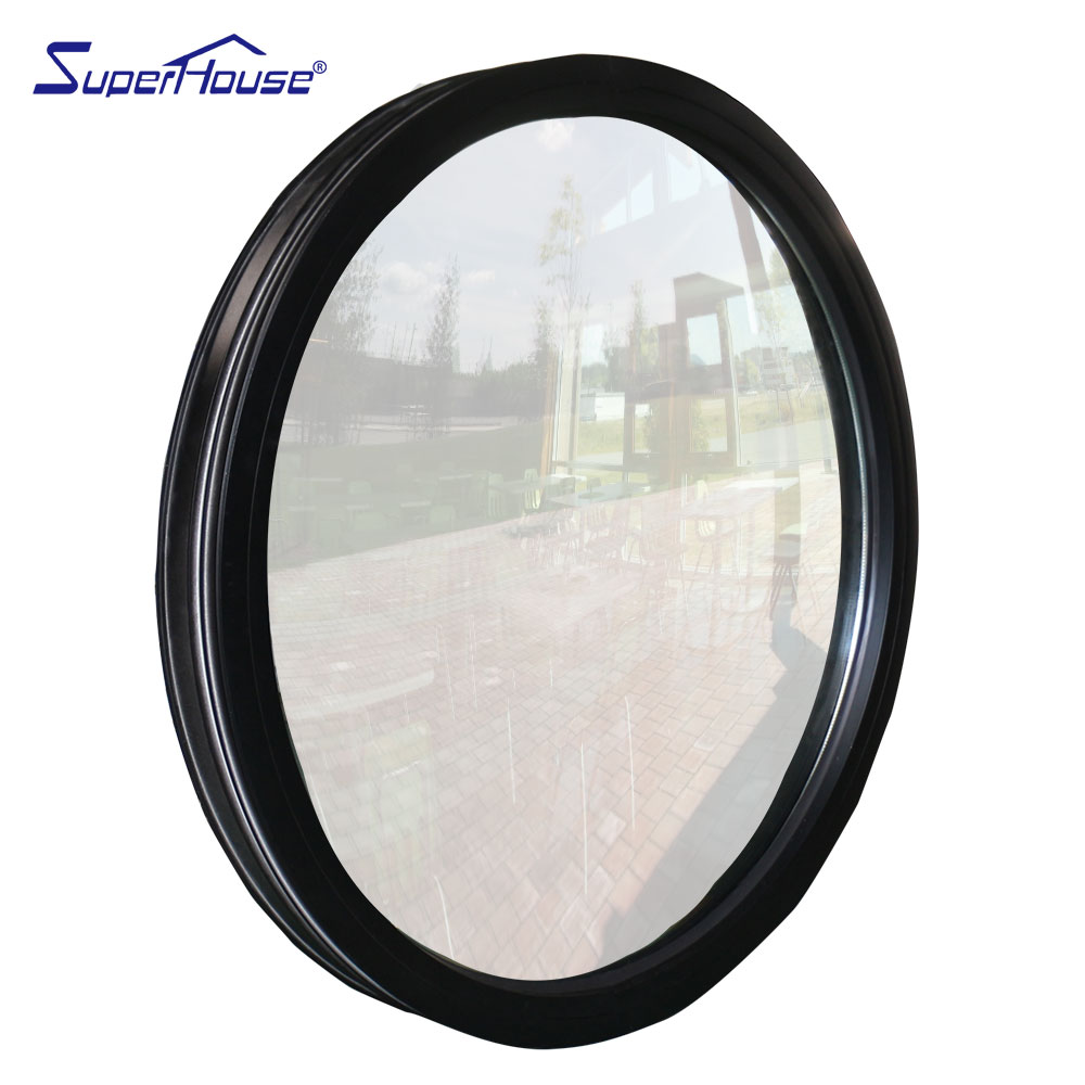 Superhouse Circle Window FPA Hurricane Impact Aluminum Round Fix Window for House