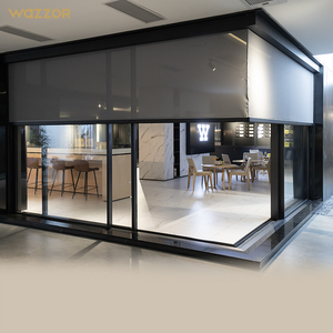 Wazzor Frameless Energy Efficient Sliding Glass Doors