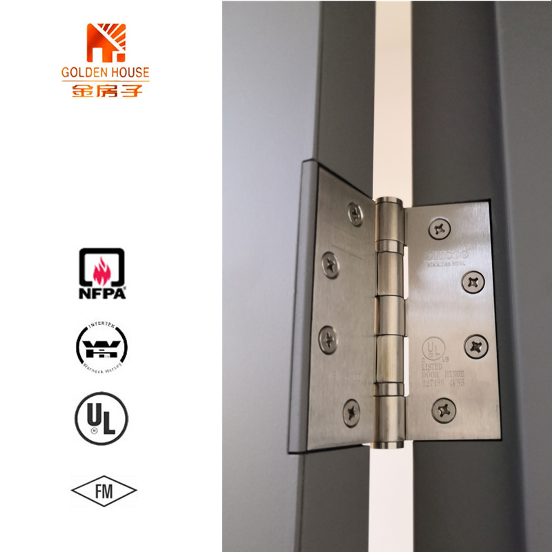 USA Standard Modern Finished Steel Fire Proof Exterior Doors For Hotel