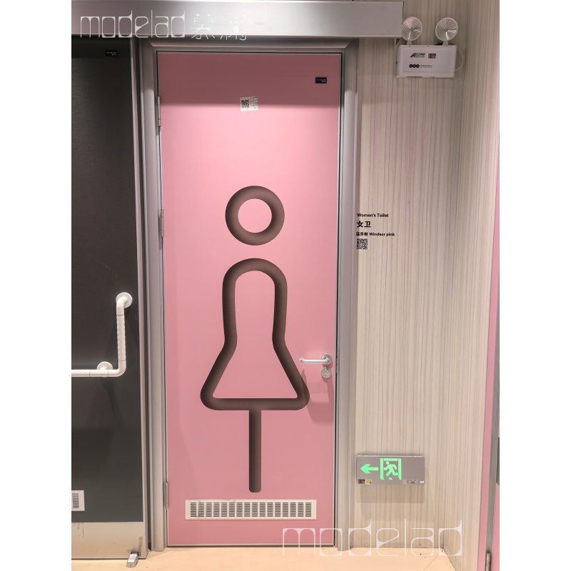 Aluminum Alloy Edge School Specific Solid Wood Composite Door for