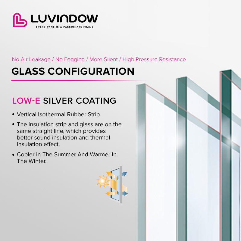 Black Aluminum Alloy Sliding Door With Double Glazing For Waterproof And Energy-Efficient