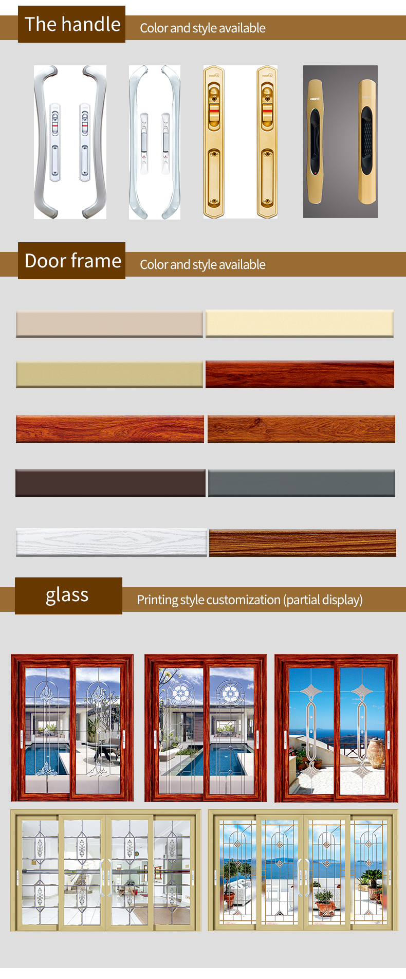 Sliding Door Frame & Track Specifications