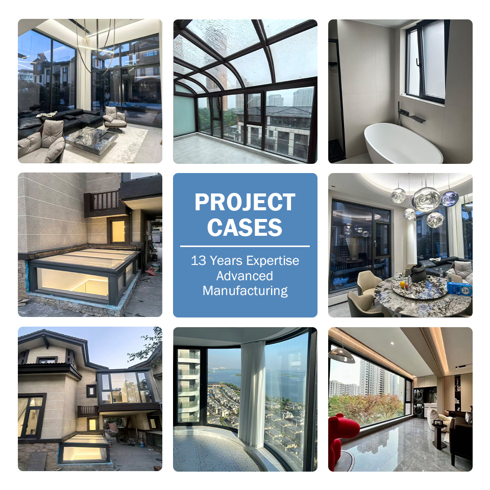 Customized Aluminum Alloy Folding Window Doors Stainless Steel Modern Design Soundproof UV Protection Kitchen Use 5-Year