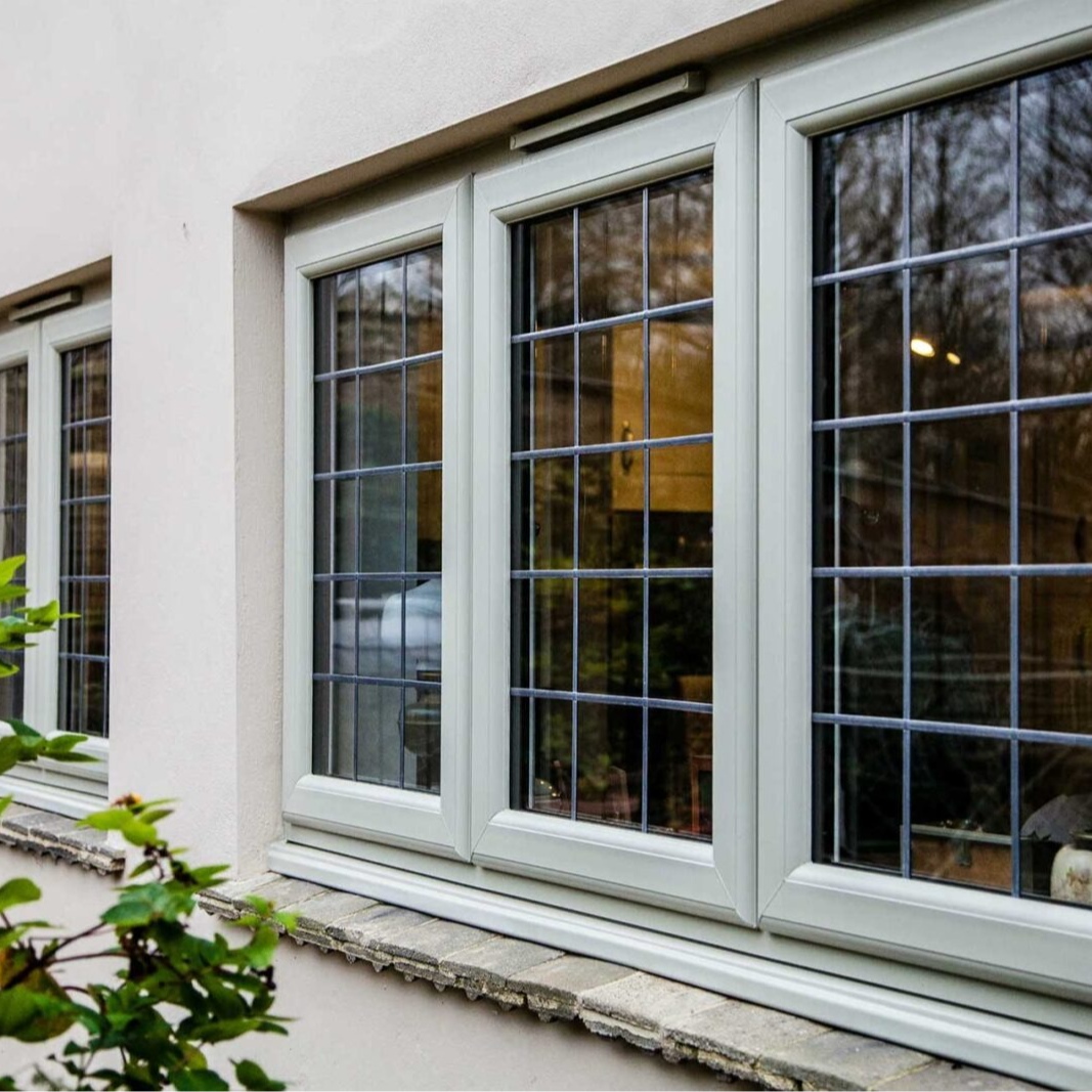 AMJ NFRC American Style Aluminum Casement Windows with Crank Handle Smooth Opening Outward Opening Glass Windows