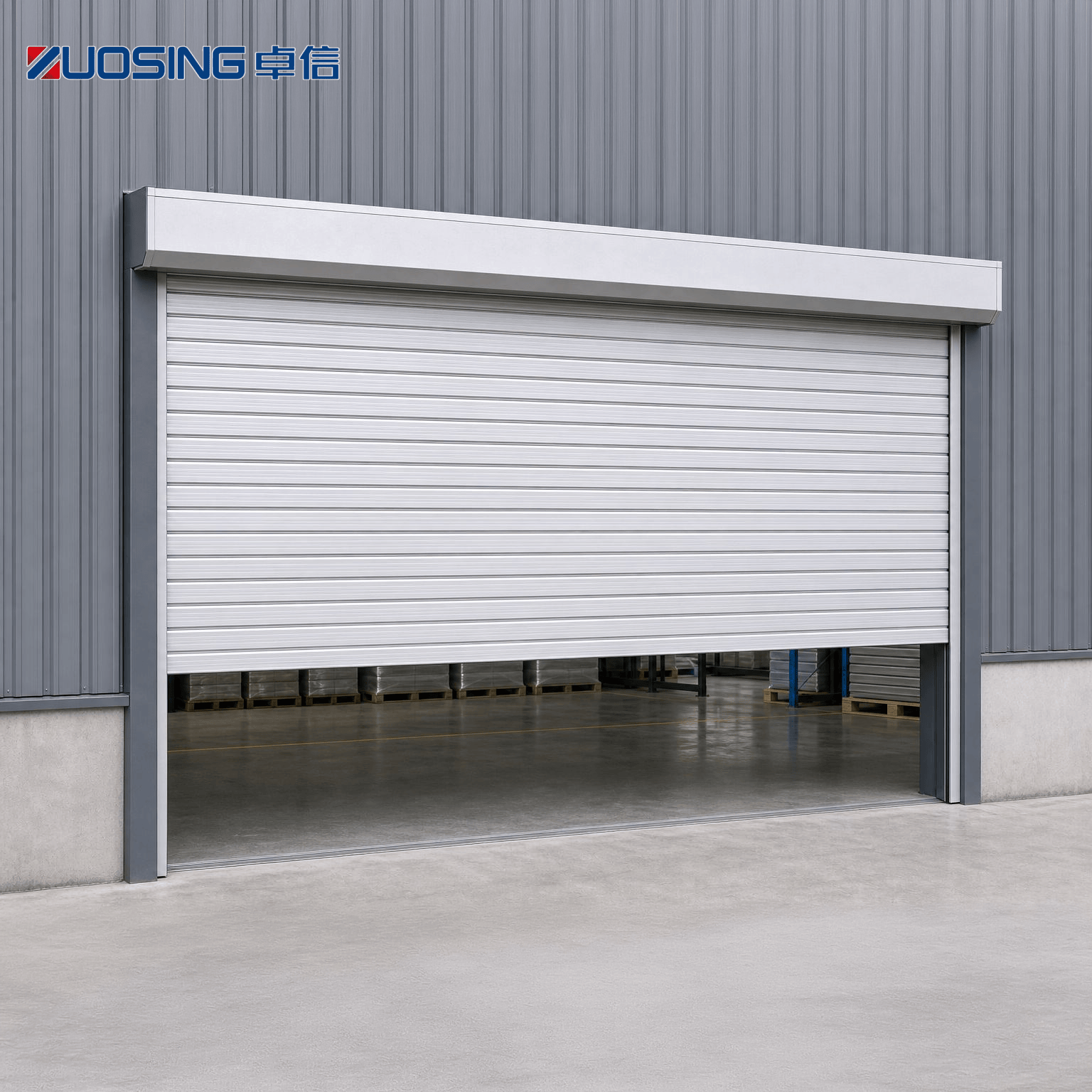 Ventilation Visible Roller Shutter Material 77mm Perforated Aluminum Slat Profile Custom Surface Treatment Rolling Shutter Door