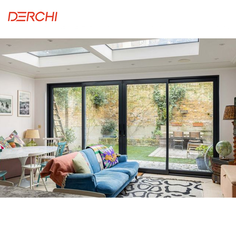 As2047 Australian Windows And Doors Double Glazed Stacker Doors Commercial Exterior Patio Panoramic Aluminum Sliding Doors